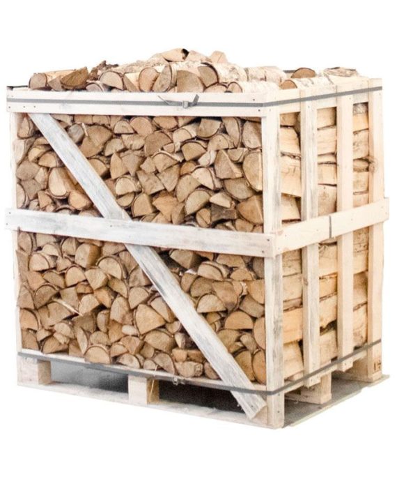 Drewno opałowe bukowe 25 cm – półpaleta 500 kg