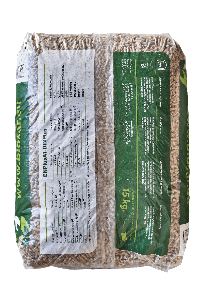 Pellet drzewny Biosar – paleta 77 worków po 15 kg - obrazek 3